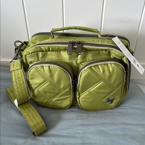 Lug Rider Crossbody Bag - Grass Green NWT